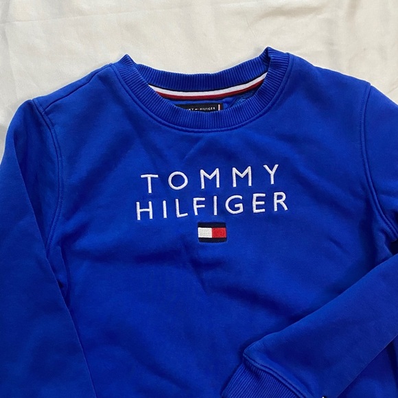 Tommy Hilfiger Kids Blue Crewneck Sweatshirt - Picture 4 of 15